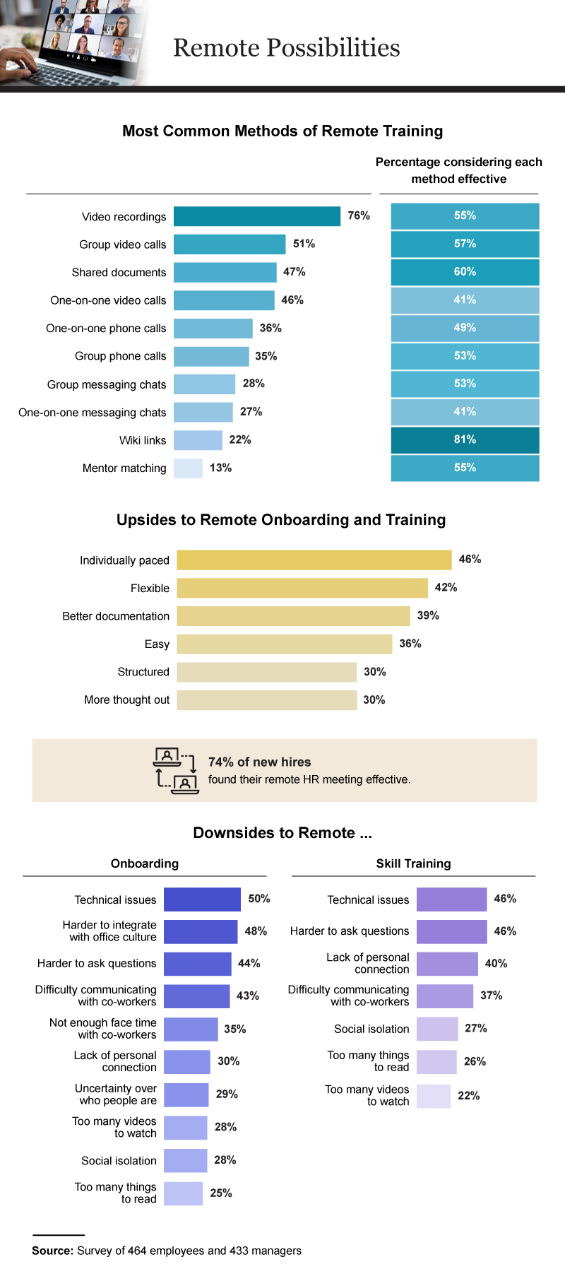 remote possibilities infographic