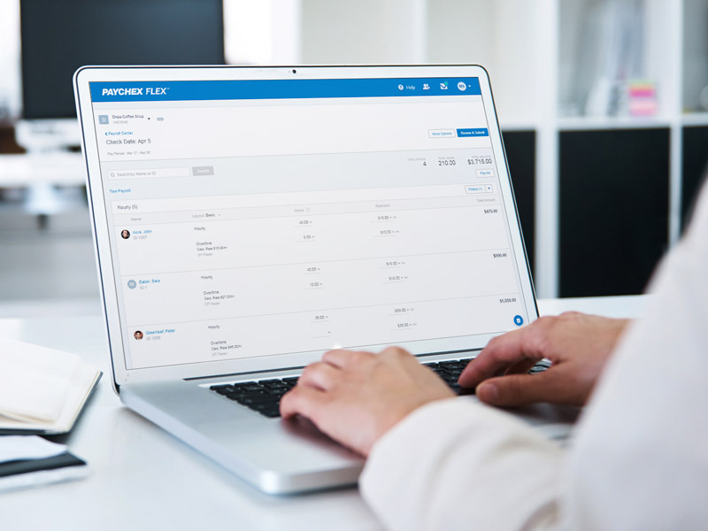 Paychex Flex screenshot