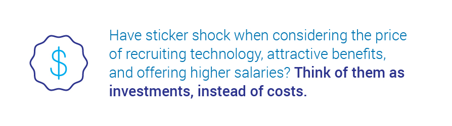 investments in hiring and retention