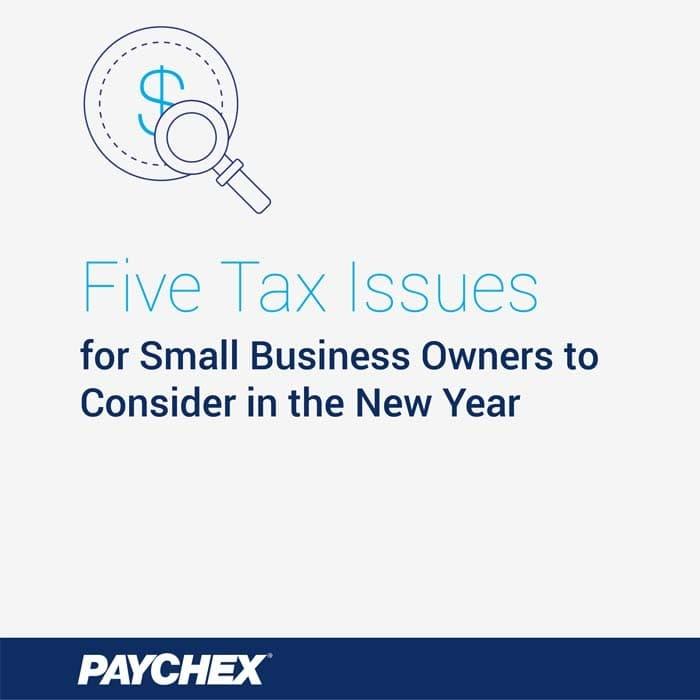 Five tax regulation small business owners should know about.