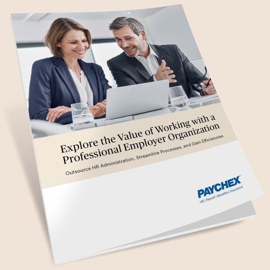 whitepaper cover of exploring the value of a PEO