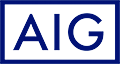 a logo for aig