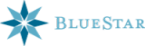 a logo for blue star