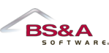 a logo for bs&a software