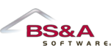 a logo for bs&a software