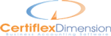 A logo for certiflex dimension