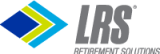 a logo for LRS retirement services