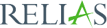 a logo for relias