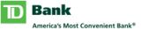 Logotipo de TD Bank, el banco más conveniente de América