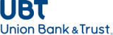 a logo for UBT, Union bank and trust