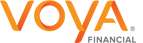 a logo for voya financial