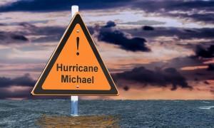 Hurricane Michael Warning Sign
