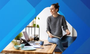 1099 Freelancer in home office