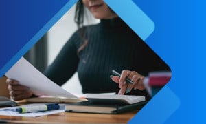 HR professional doing payroll
