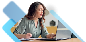 Business owner making a work schedule