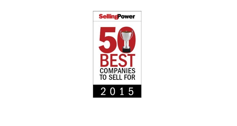 2015 Selling Power "50 Best Companies to Sell For"