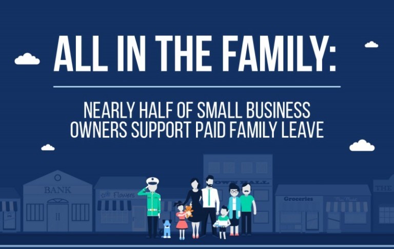 infographic on paid family leave