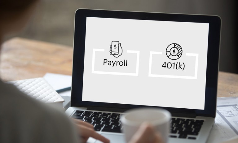 payroll processing combined with 401(k) plan administration