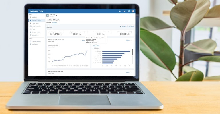 The new Paychex Flex Labor Cost Hub gives customers and CPAs a holistic, real-time view of total payroll labor job costing and labor distribution in one place.