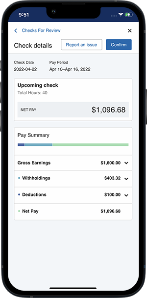 View your check details in Paychex Flex