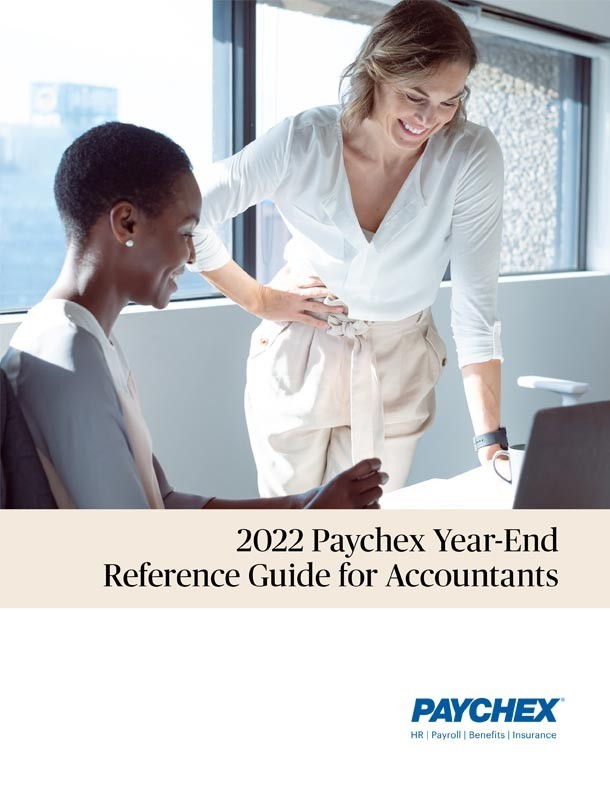 Guía de referencia de fin de año de 2022 de Paychex para contadores