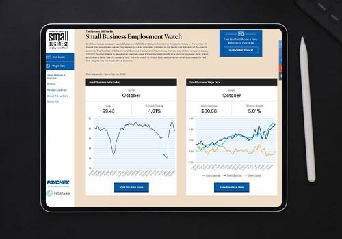 Paychex Small Business Employment Watch October 2022