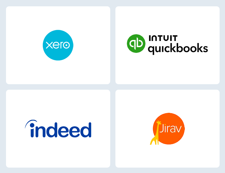 Paychex Flex integrates with companies like Xero, Indeed, Intuit Quickbooks and Jirav