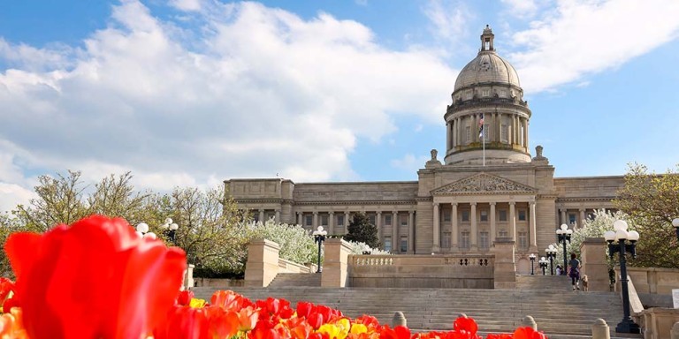 State Capitol building in Frankfort, Kentucky
