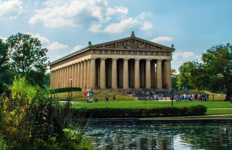 Parthenon en Centennial Park en Nashville, Tennessee