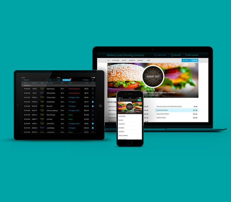 Online ordering with talech POS
