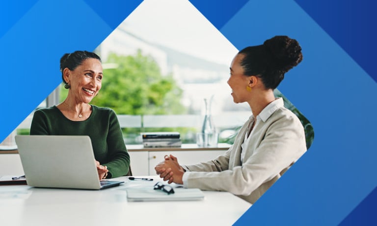 HR having a performance review with employee