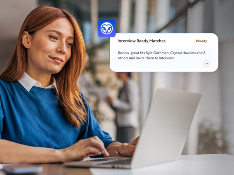 A business owner using Paychex Flex's WISE Hire to recruit employees