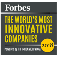 Forbes innovative award logo