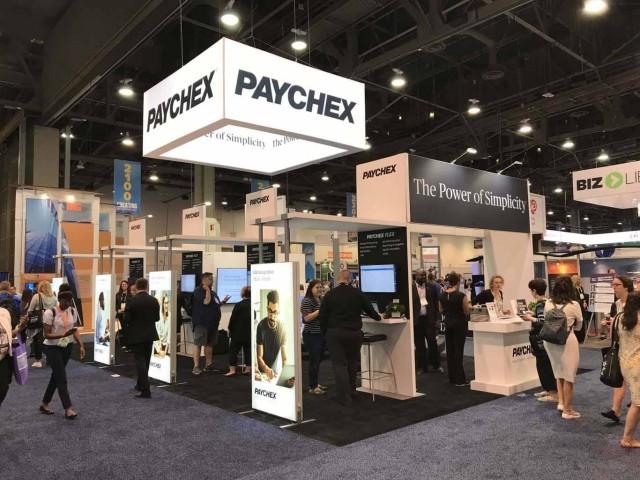Paychex trade show booth
