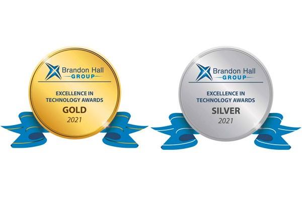 Gold and Silver Tech Awards from Brandon Hall Group