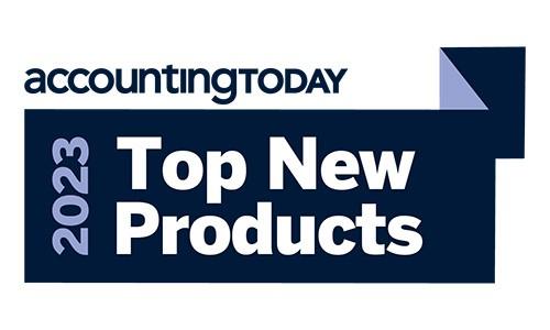 Logotipo de los mejores productos nuevos de Accounting Today de 2023