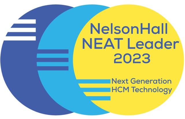 NelsonHall NEAT Leader 2023 - Next Generation HCM Technology