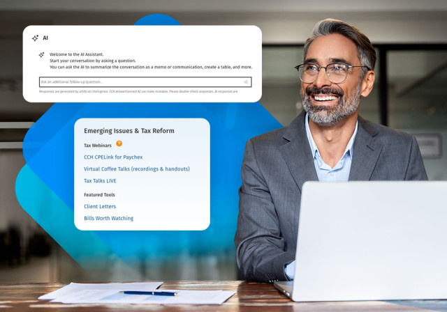 An accountant using tools from the Accountant Knowledge Center