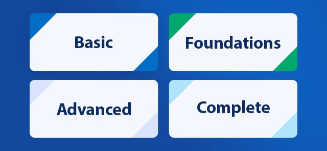 Paychex packages Basic, Foundations, Advanced, and Complete