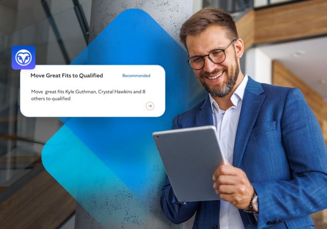 A business owner using Paychex Flex's WISE Hire to recruit employees