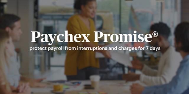 paychex promise: protect payroll from interruptions or charges in 7 days