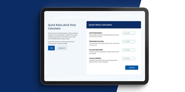 Calculadora de ratio rápido