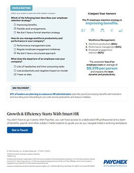 Assessment for benchmarking your business priorities 2