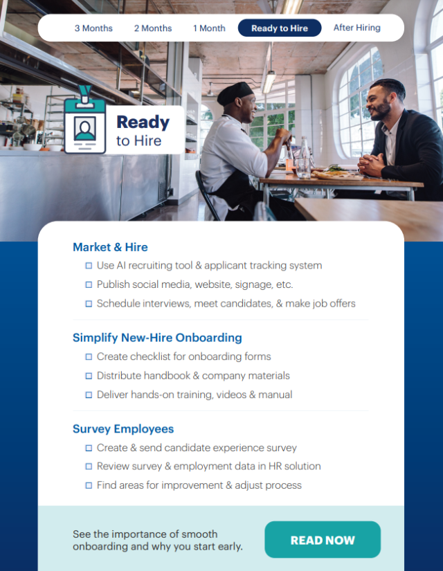 ready to hire checklist