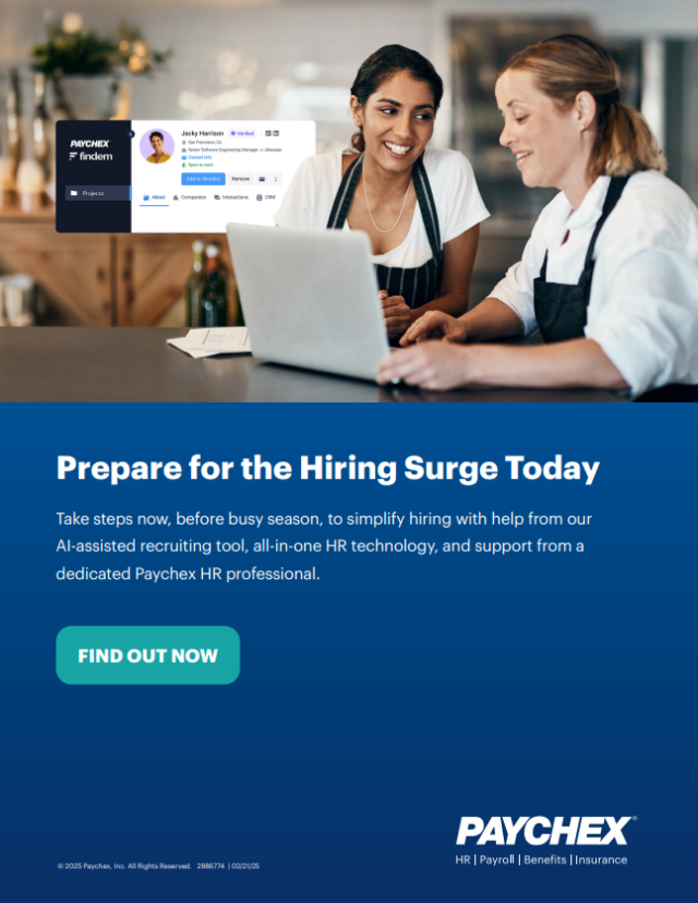 "prepare for the hiring surge"