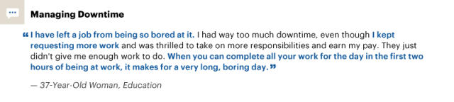 Quote about managing downtime