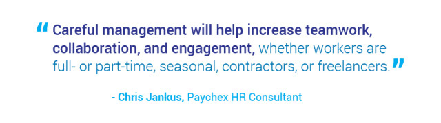 blended workforce management