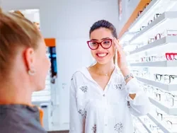 Buying glasses with help from health insurance
