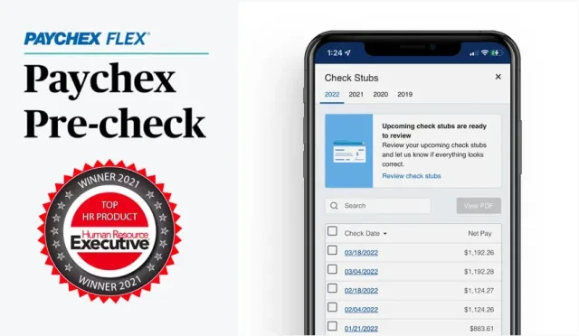 Paychex Pre-Check award-winning feature to prevent payroll errors