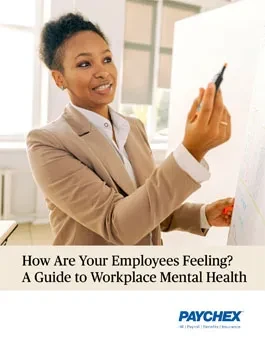 The cover for the guide to workplace mental health